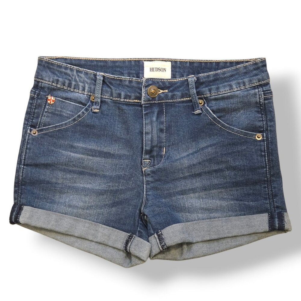 Hudson Kids Girls Jean Shorts Size 16 KIDS 2.5" inseam Rolled Cuffs